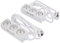 Kopp 2er Set Steckdosenleiste 3-Fach mit 45° gedrehten Steckdosentöpfen, mit erhöhtem Berührungsschutz, mit 1,4m Zuleitung H05VV-F3G1,5mm², 16A, 250V, Farbe arktis-weiß, 128613852