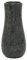 Grabvase aus Granit schmal dunkel (Wandvase) | Schön geformte Grabvase für Urnengräber. Diese Grabvase oder Friedhofsvase aus Granit, besticht durch ihre Schlichte außergewöhnliche Elegante Form.