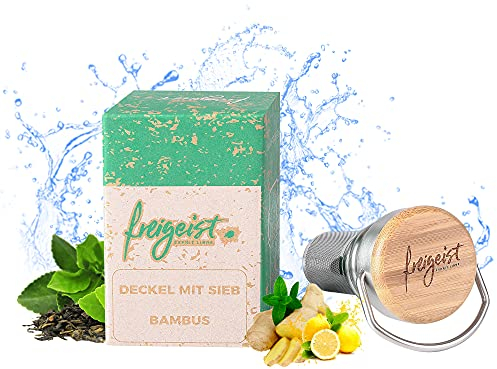 freigeist Teesieb Edelstahl | Innovativer Siebdeckel für alle freigeist Edelstahlflaschen | Teefilter to go