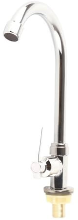 Robinet de salle de bain, robinet d'évier de salle de bain, robinet d'eau froide simple en alliage de Zinc robinet d'eau de lavabo de salle de bain accessoires d'évier de cuisine