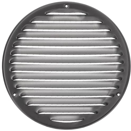 Ø 200mm Rotonda Griglia di Ventilazione in Acciaio Inossidabile - Griglie D'Aerazione con Rete Anti Insetti