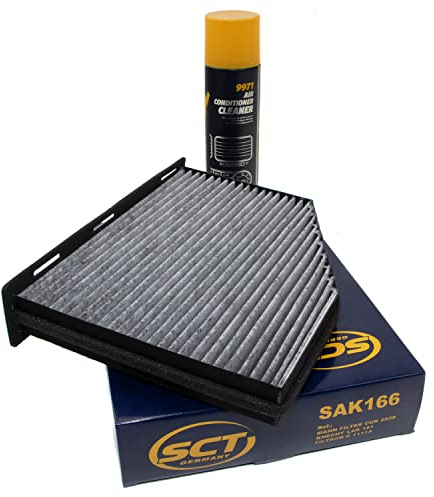 Innenraumfilter SAK166 + Klimaanlagen Reiniger 520 ml MANNOL