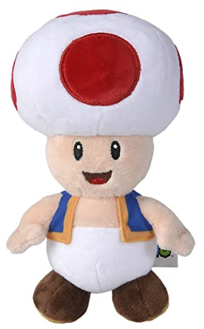 Nintendo Super Mario Plüsch Toad, 20 cm, grün