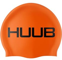 Huub Badekappe – Fluo Orange – leicht dehnbar, leicht – die Silikon-Badekappe ist in Mehreren Farben erhältlich