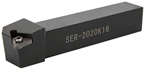 drehmeißel 20x20 gewinde,16er Einsatz, 16er A60 Werkzeug, 16er, 16er Ag60 10er 16er Ag60 Klingeneinsatz Ser2020K16 CNC-Drehmaschine Drehwerkzeughalter Bohrstange 1er Schraubenschlüssel