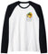 Coole Mango in Tasche, schauende Mango mit Sonnenbrille Raglan