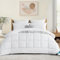 RUIKASI Edredon Nórdico Cama 150 - Relleno Nórdico 220x240 cm, Edredón Cama 135 de Fibra 300gr/m²para Otoño e Invierno, Ligero, Suave Y Transpirable, Blanco
