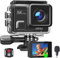 Surfola Cámara Deportiva 4K 30FPS - 20MP WiFi Camara Acuatica Sumergible 40M SF430