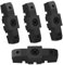 Bremsbeläge, 4 Stück Hohe Bremsleistung Bremsgummi Bremsschuh für Magura Hs11/ Hs22/ Hs24/ Hs33, 2 Paar Bremsschuhe Fahrrad Bremsbelag Schwarz für Fydraulische Felgenbremse