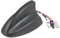 tomzz Audio 1000-070 DAB Antenne Auto Shark Design Dach-Antenne DAB+ FM aktiv 2X Fakra Anschluss