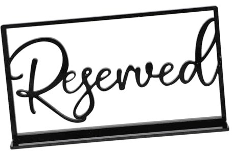 COLLBATH Reserviert Tischmarkierung Party Reserviert Karte Mehrzweck Reserviert Schild Bankett Party Zubehör Reserviert Schilder Für Hochzeit Reserviert Stuhl Schilder Bar Reserviert