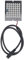 Panneau de Lampe IR Illuminateur Infrarouge 850nm 48 Perles IR, Lampe de Vision Nocturne LED DC12V pour Intérieur et Extérieur