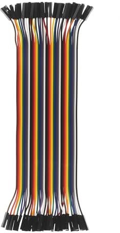 Jumper Wires Female to Female Cable 20cm - Cables 40 Pin F2F Breadboard Jumper wire Compatible with Arduino & Dupont Connectors.