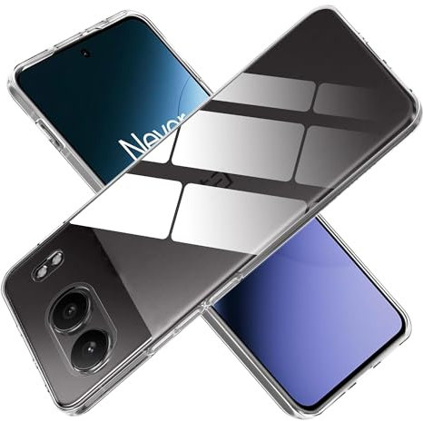 Fitudoos Cover per Oneplus Nord 4 5G,Custodia Sottile in TPU Morbido, Silicone Liquido Premium Custodia Protettiva per Oneplus Nord 4 5G- Trasparente.