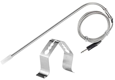 KITANDOVE Bbq Temperatursonde Mit Drei-loch Clip Robuste Grill-thermometer Halterung Für Fleisch Grillanwendungen Tragbar Und Einfach Zu Verwenden