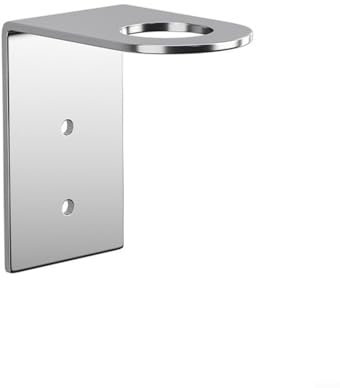 LVYXON Stainless Steel Wall Mounted Soap Dispenser Holder Bathroom Storage Rack Screw Installation Chrome Finish for Shampoo Shower Gel Home Hotel School(1 Hole A)