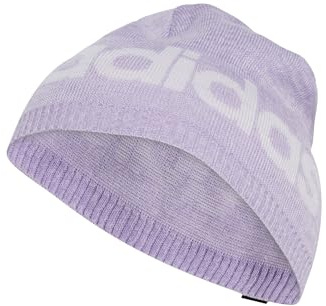adidas Unisex Daily Light Beanie, Powder Plum/White, L