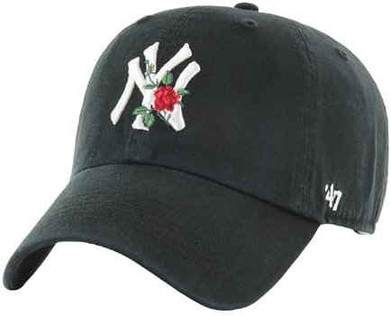 47 Casquette Rose Garden Clean Up New York Yankees - Black TG. One Size BKA - Black One Size, BKA - BLACK, Taille Unique