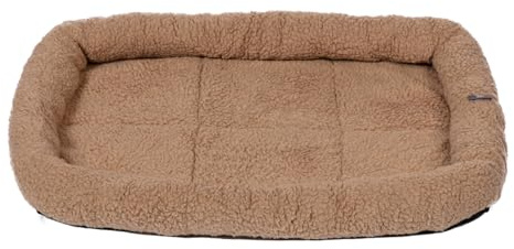 Danish Design Essentials Mattress, Beige Large 91x56cm - Dog Bed and Crate & Travel Mat, Mashine Washable