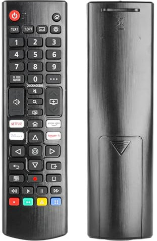 Mando a Distancia AKB76040301 Compatible con LG Full HD TV 27TQ625S 28TQ525S 28LQ515S 28LQ525S 32LQ63006LA 32LQ631C0ZA 24TQ510S-PZ 27TQ615S-PZ Sustitución Controlador con Netflix PrimeVideo Botones