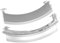 Cylinder Washing Machine Door Handle 9000331939 9000389973 9000534076 ，compatible For Siemens Bosch， Washing Machine Handle Replacement(Silver)