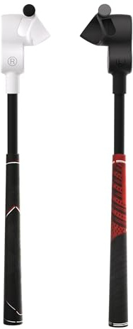WOUMNTT VR Golf Game Accessories - Left and Right Set - Suitable for Meta Quest 3S/Quest 3/ Quest PRO Controllers. Anti-Slip VR Golf Handle Grip, 90-Degree tilt Design, ensuring Tracking Effect.