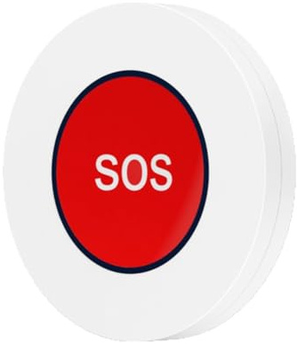 Flaroey Tuya Smart Life SOS Button - Sensor de alarma de emergencia inalámbrico para ancianos, niños, interruptor de ayuda remota