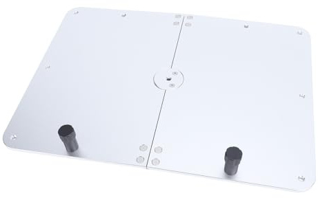 BONKZEBU Laptop-Stativ-Tablett, Tragbar, aus Aluminiumlegierung, Faltbar, Projektor-Tablett für Stativständer, Vielseitig Einsetzbar für Büro, Klassenzimmer, Camping, 13,3 X 9,8 Zoll
