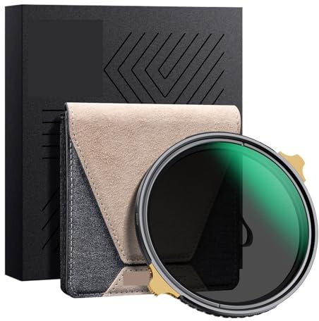Concept ND-Filter ND2-32, verstellbar, 36-lagig, Antireflexionsbeschichtung, grüne Folie, Kupferrahmen, PRO-Serie, 67 mm, 72, 77, 82(82mm)