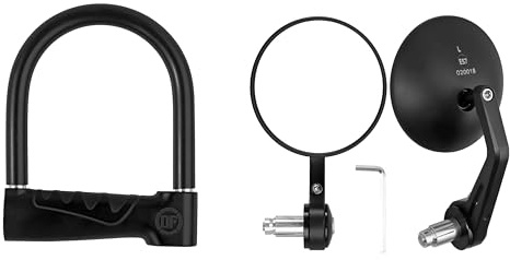 EYPINS Lucchetto a U+Specchietti Retrovisori Moto E57