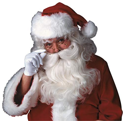 Rubie's 233 - Weihnachtsmann-Set Bart & Perücke