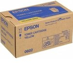 Epson Original C13S050602 / 0602 Toner Yellow Aculaser C 9300 D 3 TNC