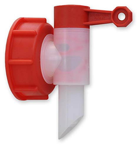 Schraubverschluss mit auslaufhahn, für kanister 20 l - 25 l - 30 l, material high density polyethylen, gewicht 0,053kg