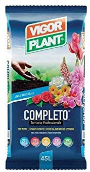 Terriccio universale (Completo - Vigor Plant) (pallet da 42 sacchi da 70 lt)