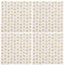 Papierservietten Servietten-Set 3-lagig Größe 33 x 33 cm (4 Pckg. Herzen gold-silber)