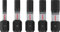 Bosch 5x PRO Hex Impact Bit (100 x 75 mm, Professional Zubehör Schraubendreher, Schraubendreher)
