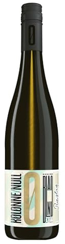 Kolonne Null - 0% Alkohol - Riesling mit Drehverschluss - Alkoholfreier Riesling 0,75L- [Enthält Sulfite]