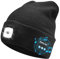 Berretto Unisex Bluetooth LED Beanie con Luce, USB Ricaricabile Torcia per Cuffie Cuffia Cappello Musicale, Regali per Uomo e Donna, Cappellino Invernale Caldo per Sport all'aperto (4LED)
