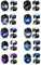 Zysta Piercing 10 Paare 10mm Ohrstecker aus Edelstahl Fake Plugs Ohrringe Fake Ohr Cheater Tunnel Plug Barbell Ohrpiercing für Damen Herren (Weltraum)