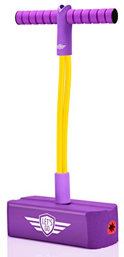 Stfitoh Foam Pogo Jumper Lustige Spiele - Helfen Sie Kindern (Violett)