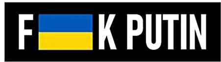 Ukraine Flagge Aufkleber - Unterstützung Ukraine Aufkleber - Ukraine Flagge und Emblem Autoaufkleber - Selbstklebend Abnehmbare Stoßstange Aufkleber - C