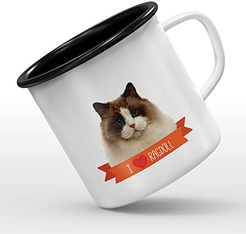 Tasse mit Aufschrift I love ragdoll