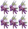 craspire Ansteckblume Für Herren, Hochzeit, Ansteckblume, 6er-Set, Lila, Rose, Lavendel, Blumen, Bräutigam, Ansteckblume Für Bräutigam Und Trauzeuge, Für Hochzeitsfeier, Abschlussball, Jubiläum