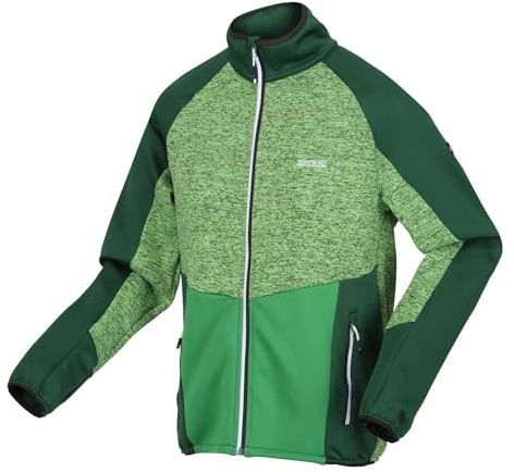 Regatta Coladane V Strickfleecejacke | Midlayer für Herren, Größe:3XL, Farbe:Grün