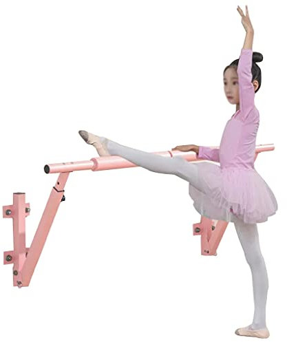 Ballettstange Wandmontierte Ballettstange aus Stahl for Erwachsene und Kinder, höhenverstellbar, ideal for Dehnübungen (Size : 1.5M/5FT)