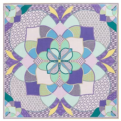 Roeckl Signature Mandala 130x130 Schal, Multi Lavender, Standard