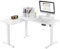 WOLTU Eckschreibtisch Höhenverstellbar, L-Form Elektrisch Schreibtisch Weiß, 4 Memory-Positionen, Monitorständer & Kopfhörerhalter, 140×120 cm