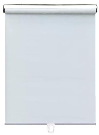 Tenda Avvolgibile Oscuranti a Retrattile - Regolare La Luce, Tenda a Rullo Con Ventosa,Tenda Isolata per Privacy,32-150cm Di Larghezza,Per Casa/Ufficio/Finestre,Milky White-110x200cm(43.3x78.7in)