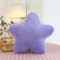 Bettschlange Kuschelkissen Kinder, Stern Kinderkissen, Weiche Flauschige Sternenkissen, Kissen Kinderzimmer Sternform Dekokissen für Mädchen & Jungen Zuhause Schlafzimmer,Hellviolett,30x30cm