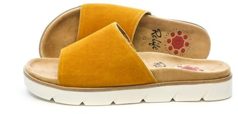 Relife Sandalen für Damen, Orange, Joymule, Orange, 39 EU